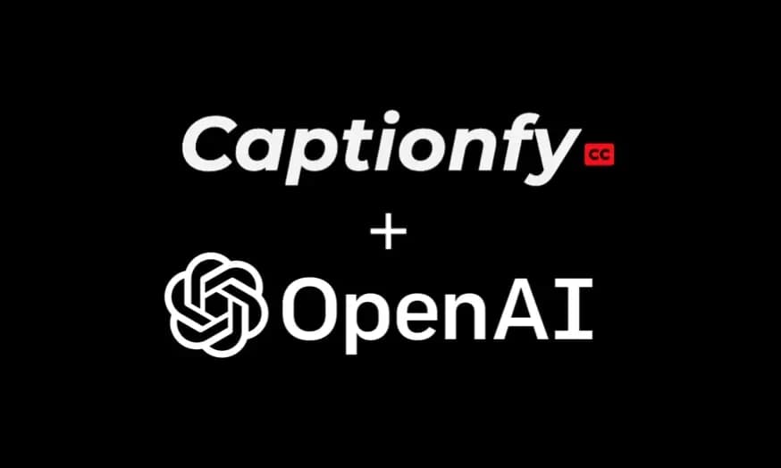 Captionfy integrates with OpenAI Whisper